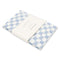 Cotbed Fitted Checkerboard Sheet (Waves)